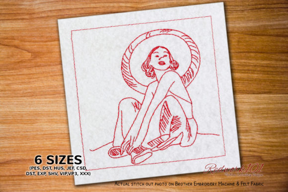 Design Review: Girl on Beach with Hat for Boutique Sweatshirts