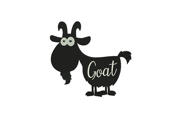 Goat Silhouette: A Review for Embroidery Designers