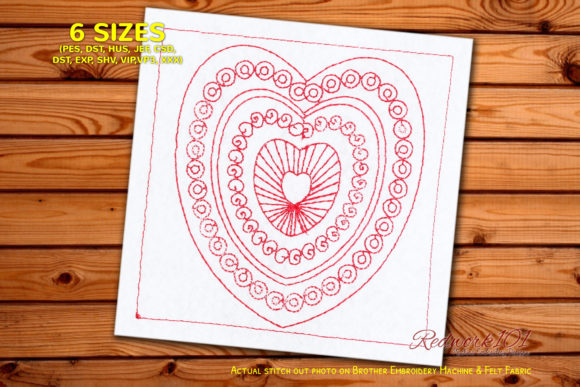 Heart Shape with Repeat Pattern: A Craft Fair Review