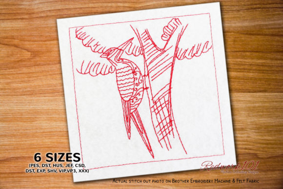 Review: Woodpecker Pecking Lineart Design for Real Projects