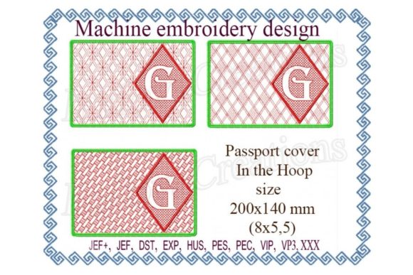 Reviewing In the Hoop Passport Cover - G for Brand Merch