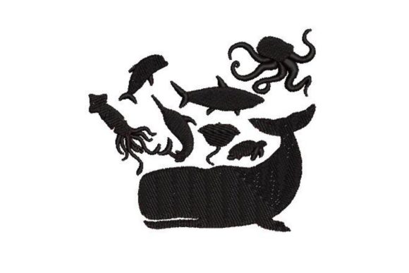 Reviewing Underwater Animal Silhouettes for Holiday Sales