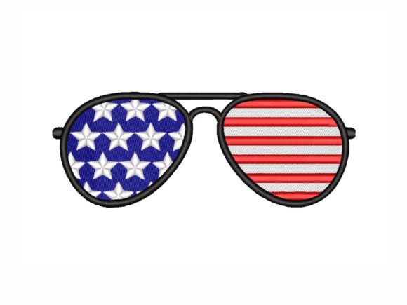 Sunglasses: A Modern Take on Patriotic Embroidery